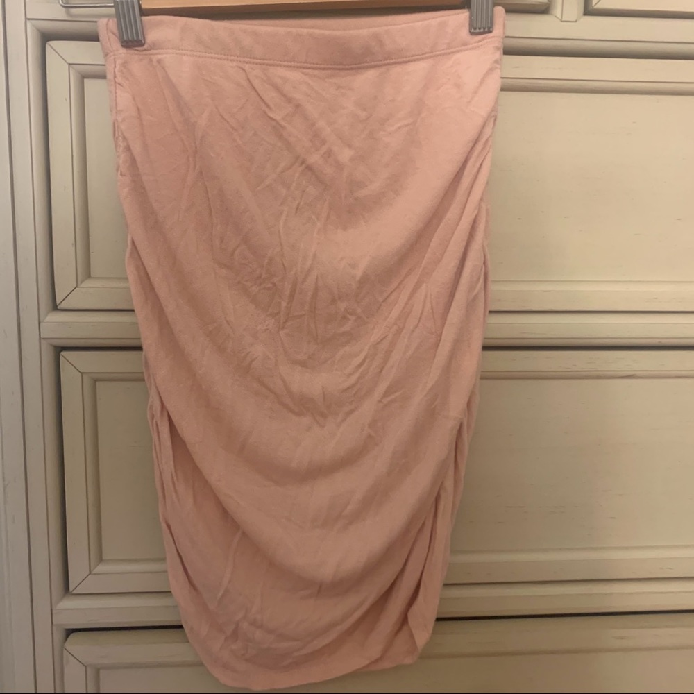 Pink Ruched Skirt - Picture 3 of 4